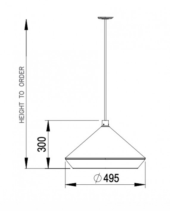 Bert Frank Shear XL Pendant Lamp
